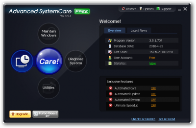 IObit Advanced SystemCare 3     1 