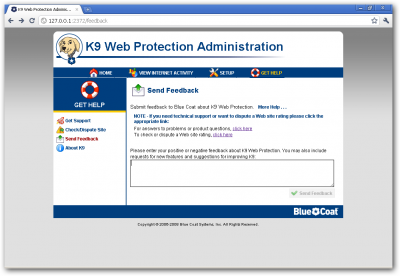 k9 web protection disable without password